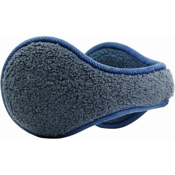 ❤️Men Earmuffs for Foldable Big Size Faux Berber Fleece Outdoor Women Ear Warmer - Picture 1 of 7